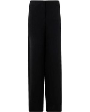 Giorgio Armani Silk Trousers - Black