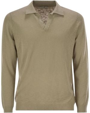 PT Torino Cotton Polo Shirt - Green
