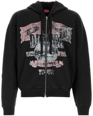 DIESEL Soft-Finish Sweatshirt - Black