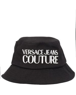 Versace Jeans Couture Cotton Hat - Black