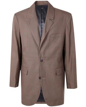 Les Deux "James Houndstooth Check" Blazer - Brown