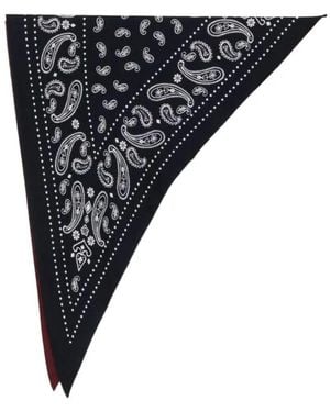 Destin "July Triangle Bicolor" Scarf - Black