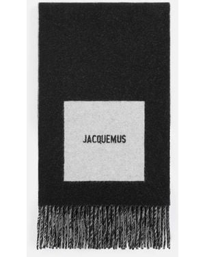Jacquemus L'Echarpe Rond Carre - Black