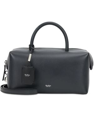 Max Mara Handbag With Handles And Shoulder Strap - Black