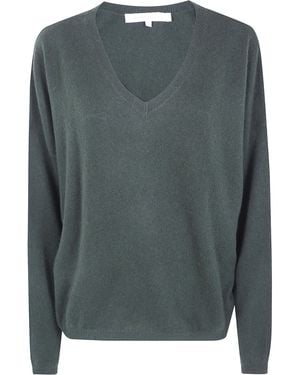 ABSOLUT CASHMERE "Alicia" V Neck Jumper - Grey