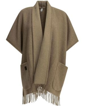 Ferragamo "Easy" Cape - Green