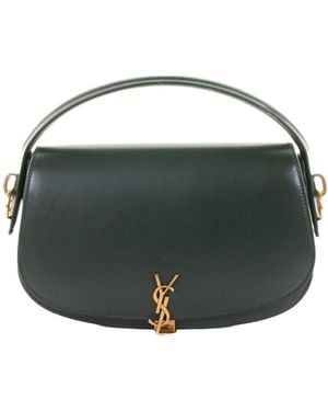 Saint Laurent Fox Tote Bags - Green