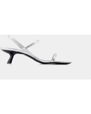 Anine Bing High Heel Sandals - White