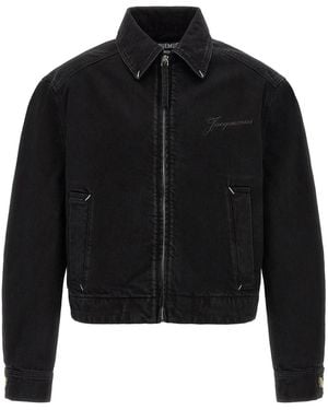 Jacquemus 'La Veste De-Nîmes Canevas' Jacket - Black
