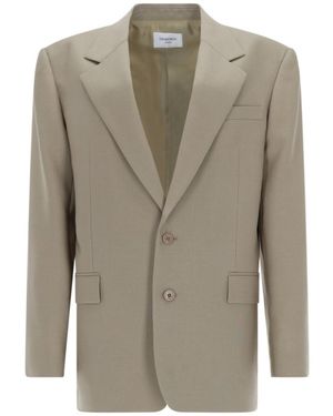 Saint Laurent Blazer Monopetto - Natural