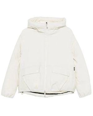 Herno Goretex Jacket With Hood - White