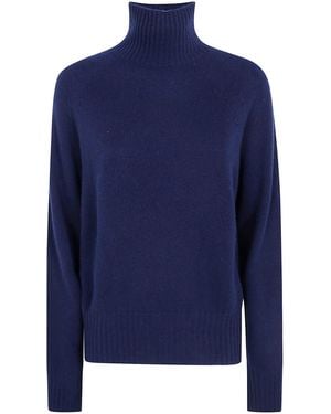 Seventy Cashmere Turtle Neck - Blue