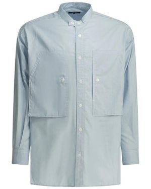 Comme des Garçons Comme Des Garçons Homme Plus Casual Shirt With Patch Pockets - Blue