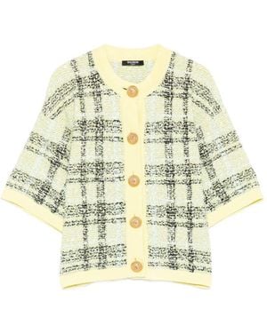 Balmain Polyamide Viscose Polyester Cotton Metallic Jacket