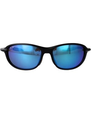 Maui Jim Hawaii Ho Okipa Ultra Rxs Mtt Acetate Sunglasses - Blue