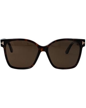 Tom Ford Iris-02 Ft1312 52H - Brown