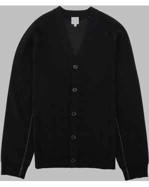 Paul Smith Cardigan Merino Wool Jumpers - Black