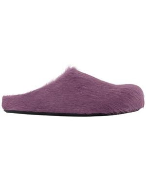Marni Fussbett Mules - Purple