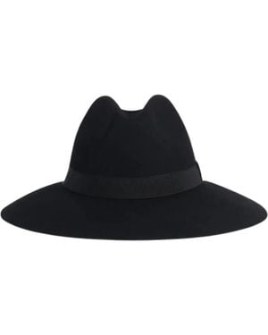 Fay Wool Felt Hat - Black
