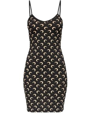 Marine Serre Short Dresses - Black