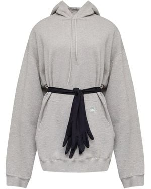 MM6 by Maison Margiela Cotton Sweatdress - Grey