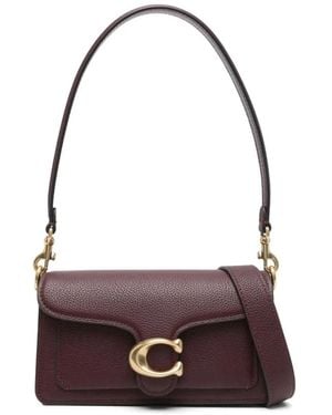 COACH Tabby 20 Leather Shoulder Bag - Purple
