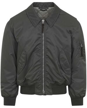 Tom Ford Polyamide Blouson Coat - Gray