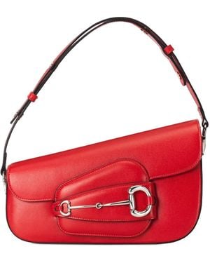 Gucci Shoulder Bag Horsebit 1955 Small Size - Red