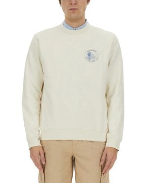 Woolrich Sweatshirt With Logo - White
