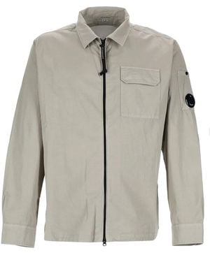C.P. Company C.P.Company Overshirt Con Zip - Grey
