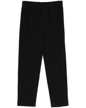 HOMME PLISSÉ Issey Miyake Pleated Trousers - Black