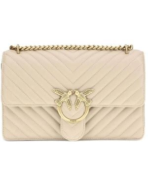 Pinko Love One Classic Bag - Natural