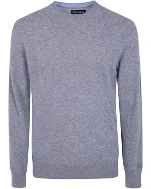 MC2 Saint Barth "Regent" Cashmere Round Neck Jumper - Blue