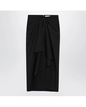 Givenchy Draped Skirt - Black