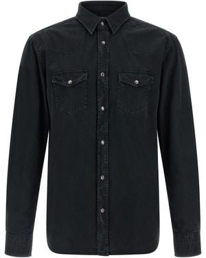 Tom Ford 'Western' Shirt - Black