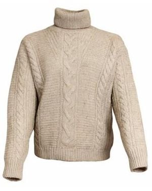 Max Mara Virgin Wool Sweater - Natural