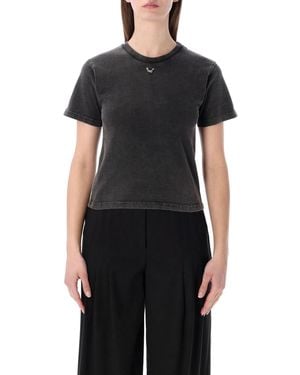 OTTOLINGER Pierced Fitted T-Shirt - Black