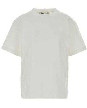 Carven Jt413-Signature Logo T-Shirt - White