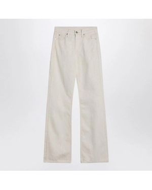Calvin Klein Relaxed Flared Jeans - White