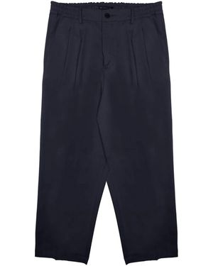 Low Brand Pantalone "Zen Tropical" - Blue