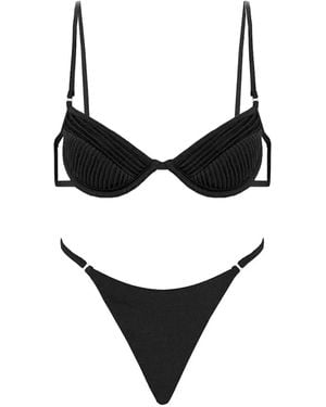 Selia Richwood "Amy" Bikini Swimsuit - Black