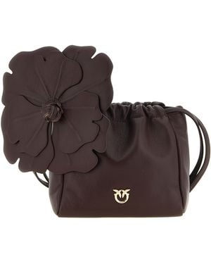 Pinko 'Flower' Pouch - Brown