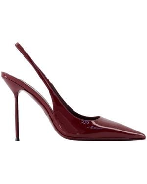 Paris Texas Lidia Slingback Pumps - Red