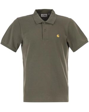 Carhartt Short-Sleeved Piqué Polo Shirt - Green