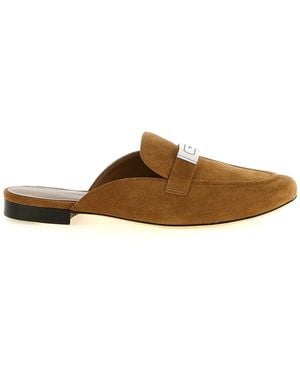 Tory Burch 'Leelee' Mule Loafers - Brown