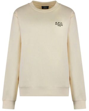 A.P.C. Standard Rue Madame Cotton Sweatshirt - Natural