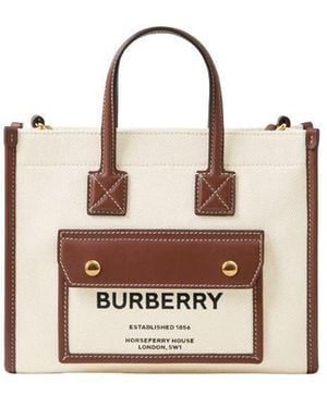 Burberry Ll Mn Pocket Dtl Tote Ll6 - Multicolor