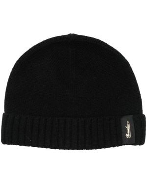 Borsalino City Cashmere Beanie - Black