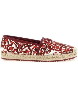 Dolce & Gabbana Dolce & Gabbana 'Boccaccio' Espadrilles - Red