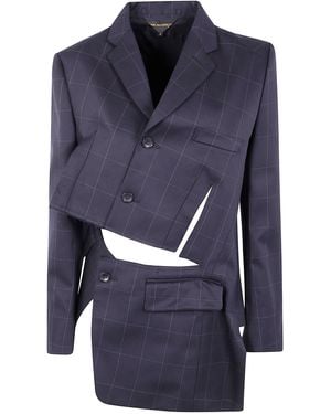Comme des Garçons Asymetrical Jacket - Blue
